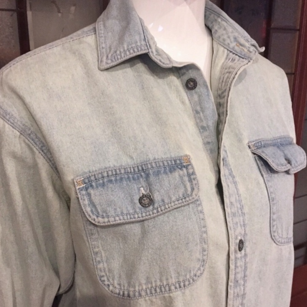 Authentic GAP Blue Jeans Button Up